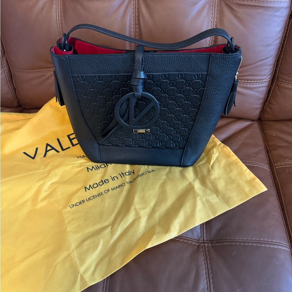 Valentino By Mario Valentino Black Tote Bag